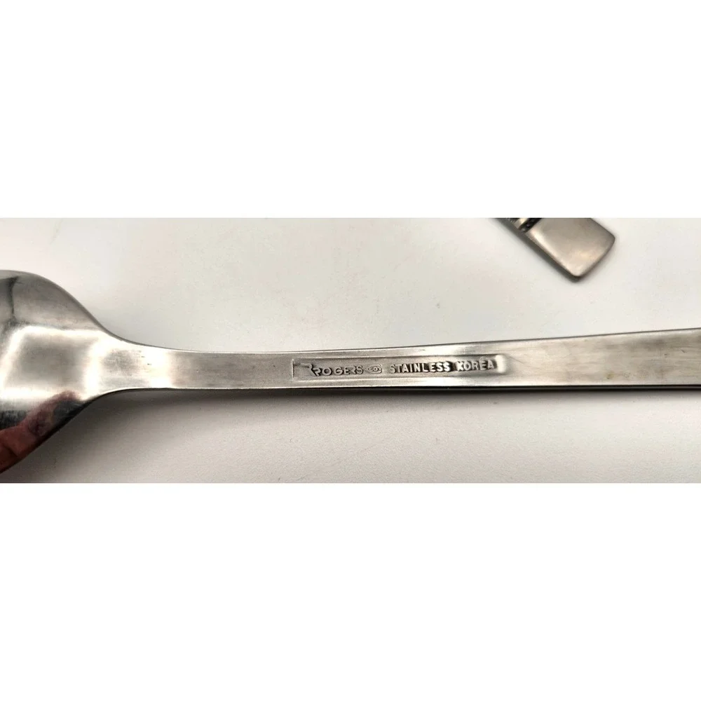 ROGERS Stanley Roberts CASA VISTA Stainless Lot of 3 Teaspoons Korea MCM